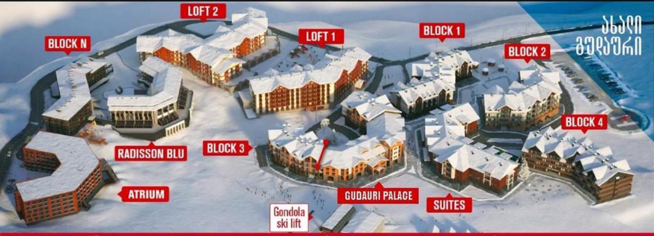 Snow Apartments Gudauri Exteriör bild
